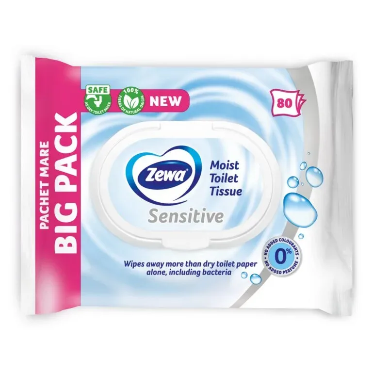 Toaletni Papir Vlažni Moist Sensitive Zewa 80/1