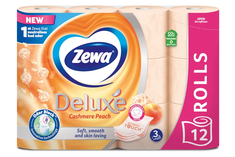 Toaletni Papir 3 sloja Deluxe Peach Zewa 12/1