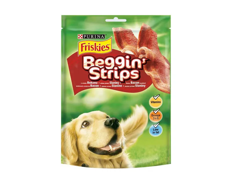 Hrana Pse Begg Strips 120 g Friskies