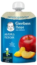 Pouch Jabuka Breskva 150 g Gerber