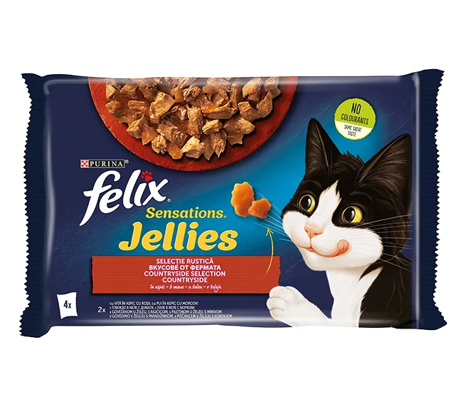 Hrana Za Mačke Meso Sensation Mpk Felix 4x85 g