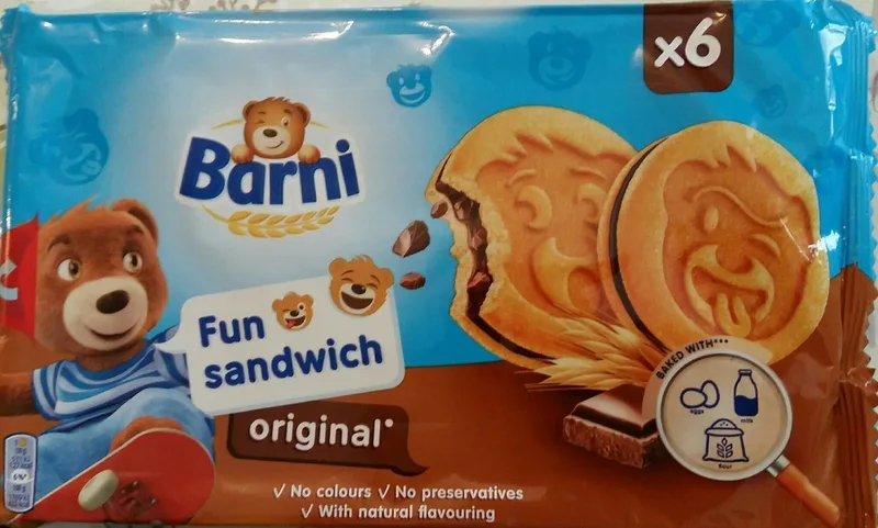 Barni Sandwich Orig.180 g