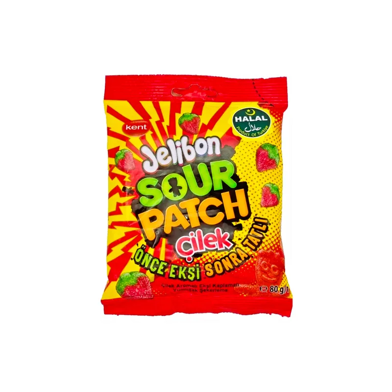 Bombone Sour Patch Strawbe 80 g Kent