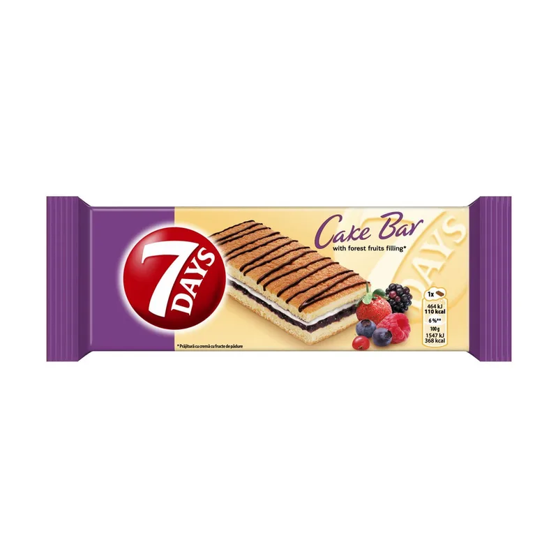 Biskvit 7 Days Cake Bar Sa Dž.šumsko Voće 30 g Chipita