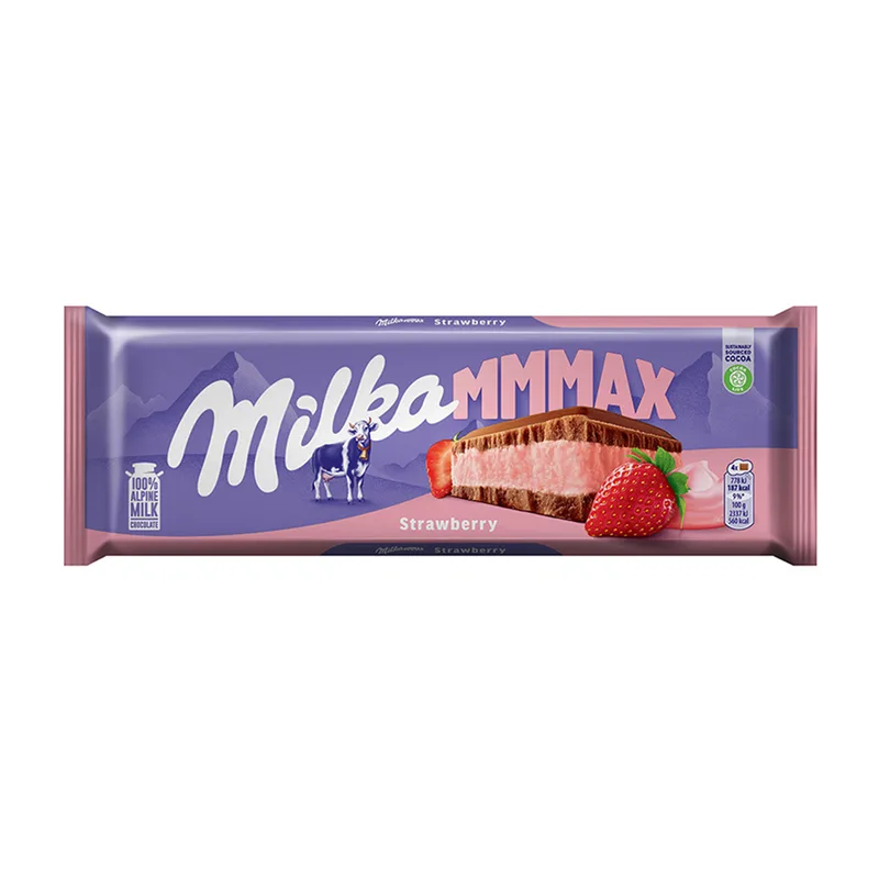 cokolada milka strawberry 300 g nelt