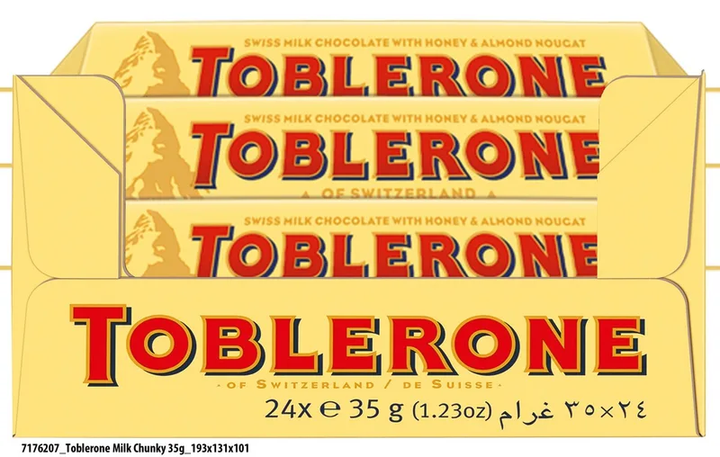 35gx24 Toblerone Milk Chunky