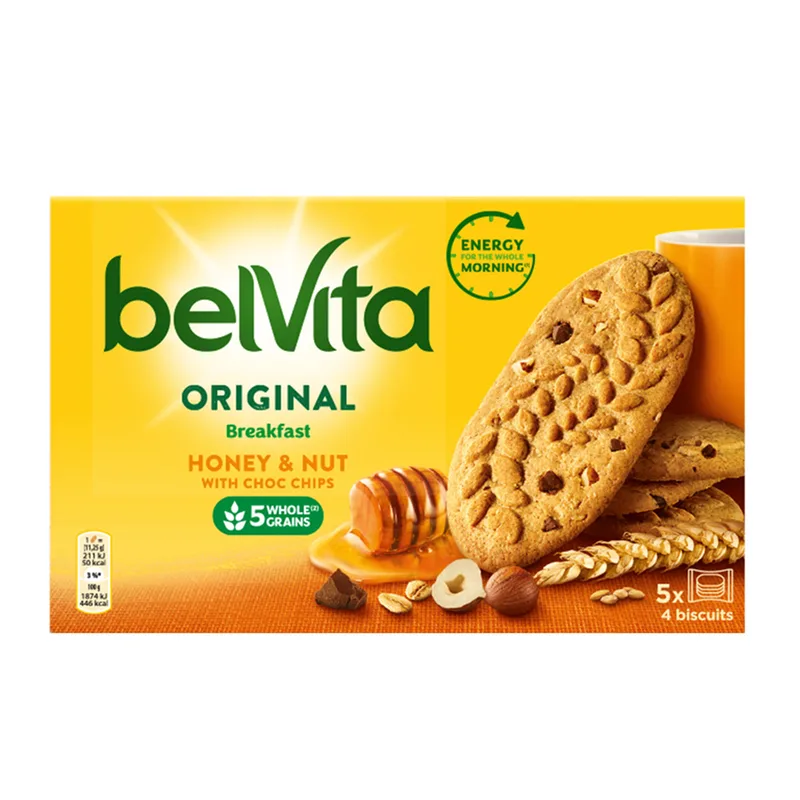 Keks Integralni Med&lešnik Belvita 225 g