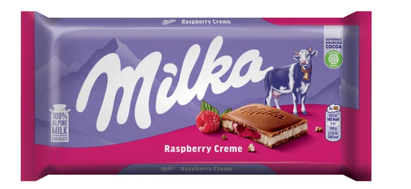 Cokol.MILKA raspberry 0100 Mondelez 25