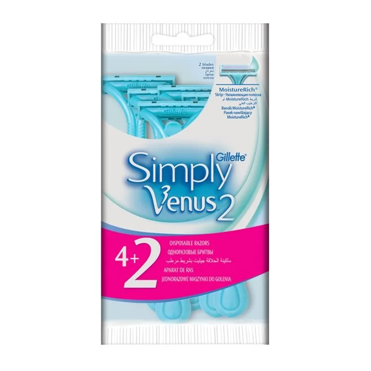 Brijač Venus 2 Dispo 4+2pcs+kutija