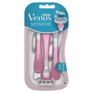 Brijač Ženski Sensitive Rozi Venus 3/1