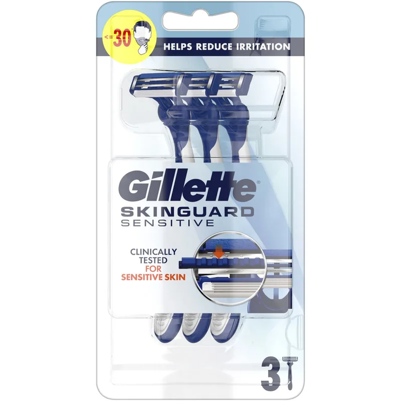 Brijač Muški Sensitive Skinguard Gillette 3/1
