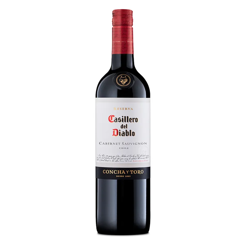 Vino crv.Cabern.Casill.del Diablo 0,75 l