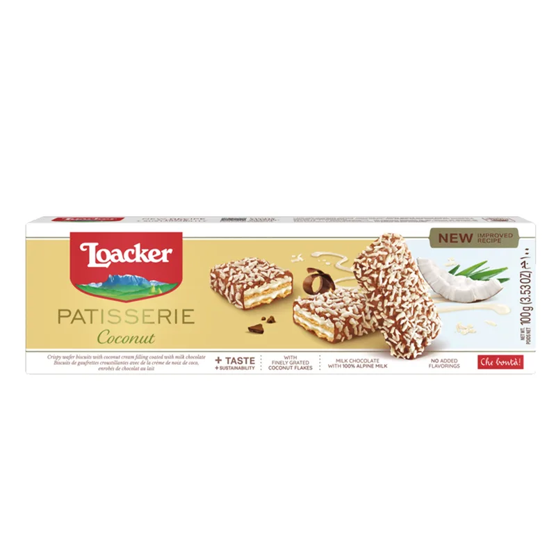 Vafl Kokos 100 g Loacker