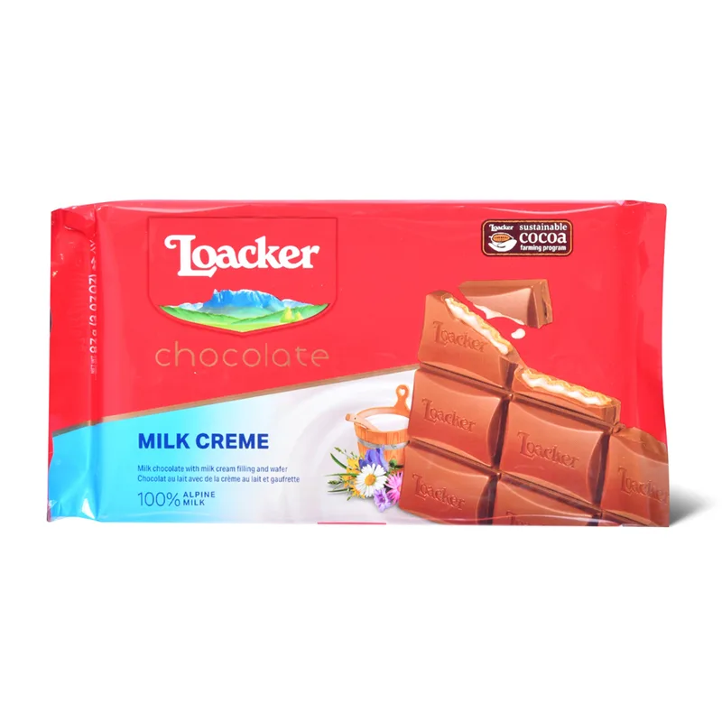 Čokolada Mlečni Krem 87 g Loacker