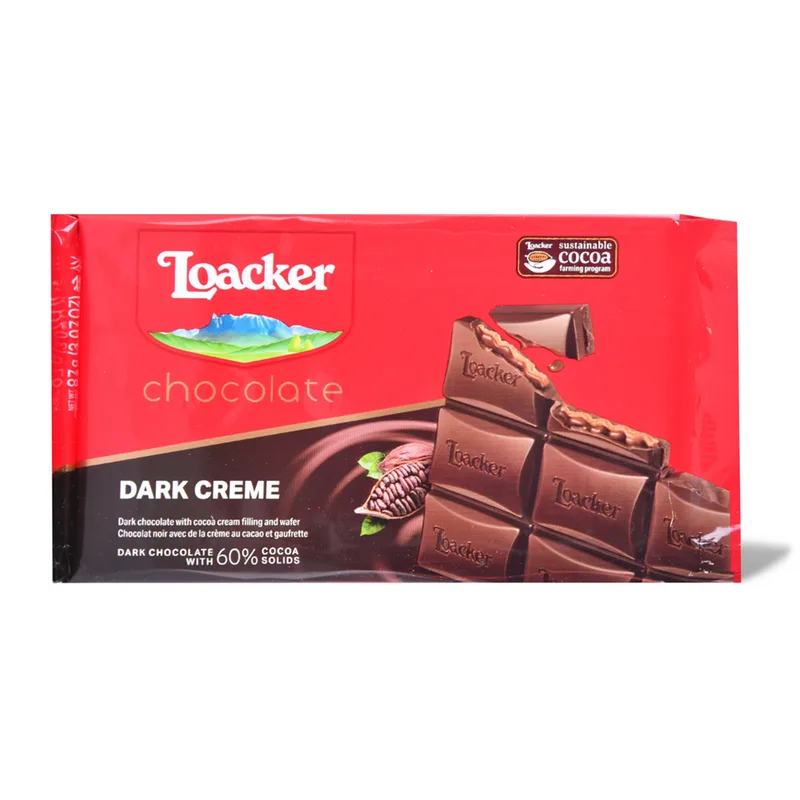 Čokolada Crna Krem 87 g Loacker