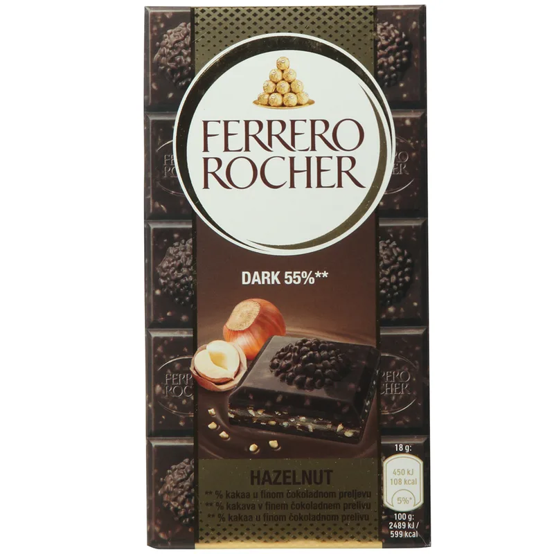Cokolada Ferrero Rocher dark 90 g