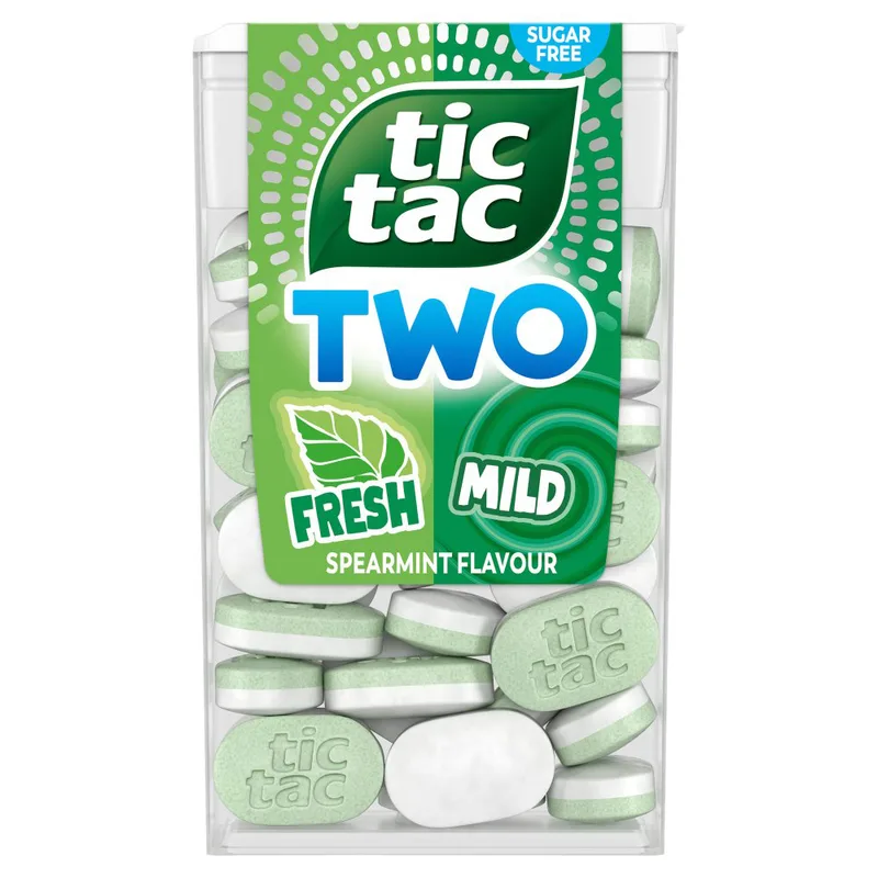 Bombon Tic Tac Two Spearmint Fresh&mild 16 g