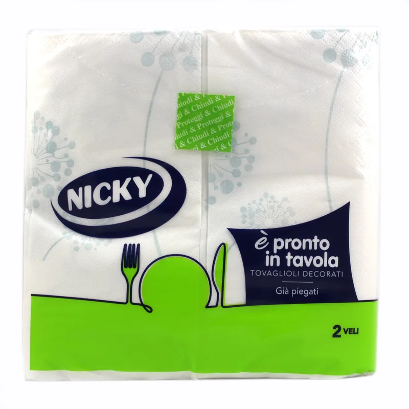 Salvete 2 sloja Dekorisane 38x38ky Nicky 50/1