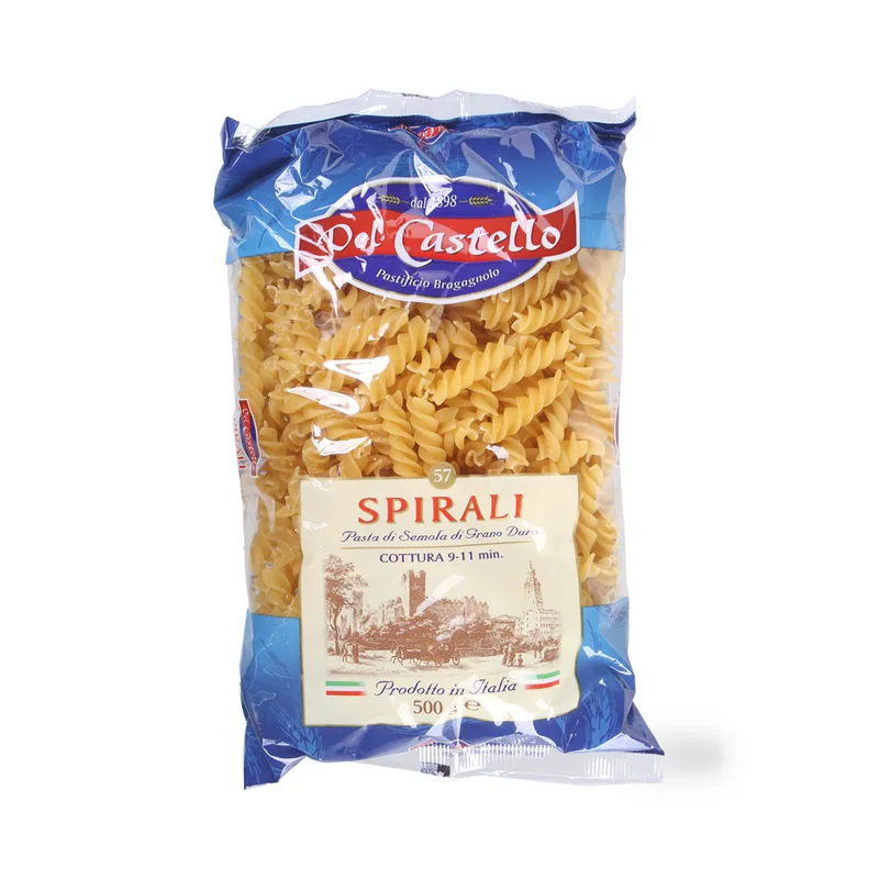 Testenina Spirali Del Castello 500 g