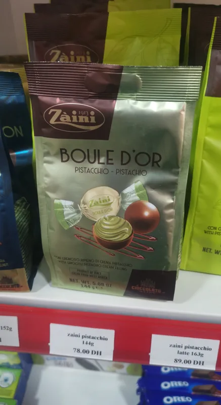 Praline Boule D Or Pistac 144 g Zain