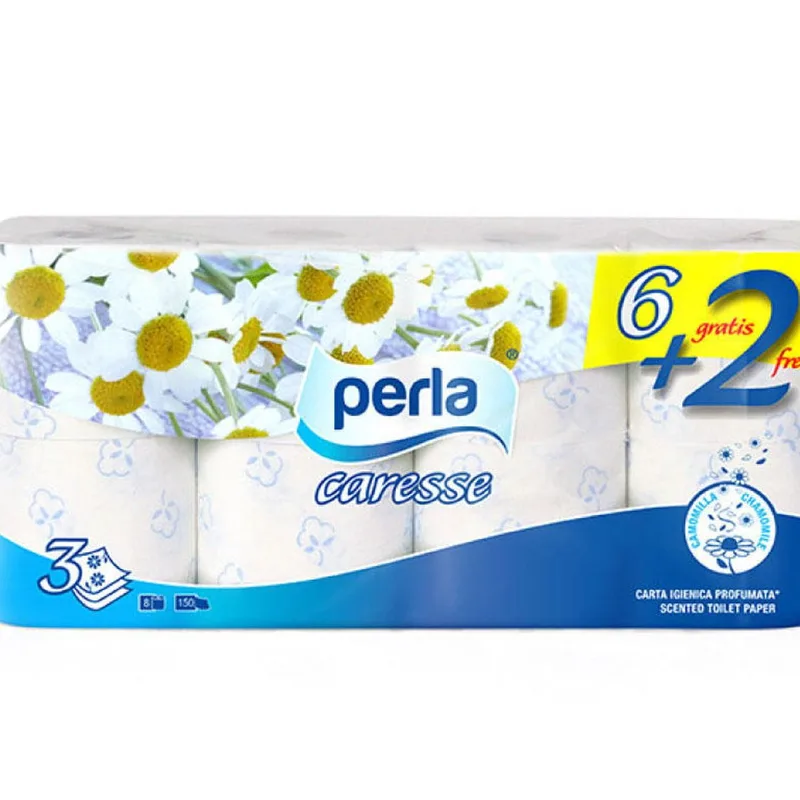 Toalet Papir Perla Kamili Ca 6+2r 3 sloja 150str