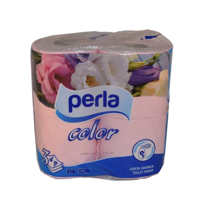 Toalet Papir Perla Color 4x150 3ply