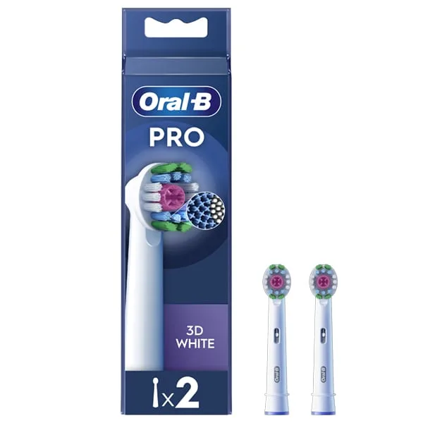 Refil El.četkice Za Zube Oral B Eb18-2 3d White P&g