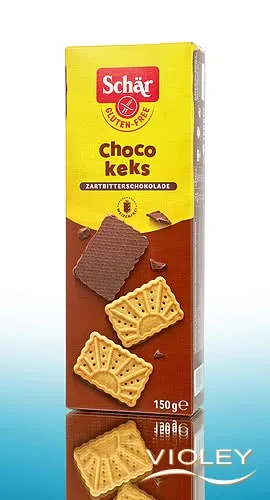 Keks Preliv Čok B Glut 150 g Dr Scha