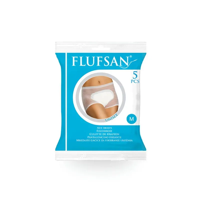 FLUFSAN hig.mrežaste gaćice M 5kom
