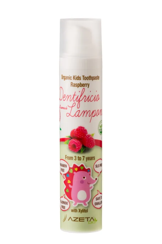 Azeta Bio organska pasta za zube malina 3-7 g 50 ml