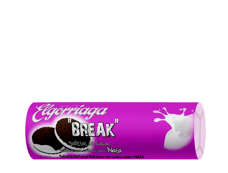 Elgorriaga Break Kakao Sendvic Keks Sa Mlecnim Punjenjem 180gr
