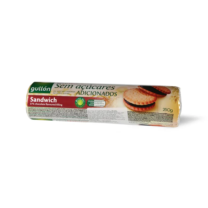 Keks Bez Šećera Sa Čoko Kremom Gullon 250 g