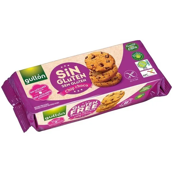 Keks Gullon Chip Ch No Ad Sug125 g