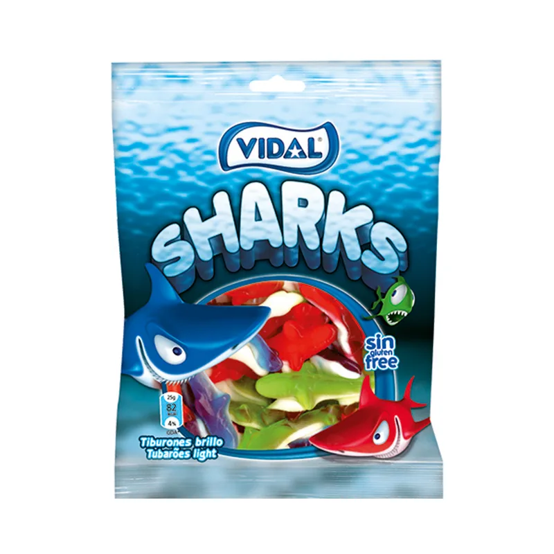 Bombone Gumi Sharks 90 g Vidal
