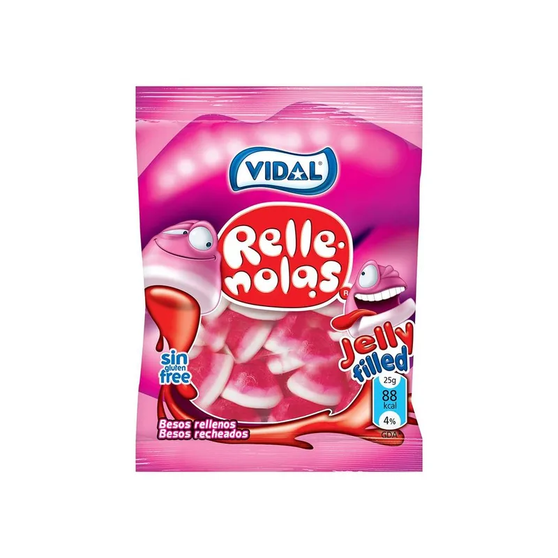 Bombone Gumene Punjeni Poljupci Vidal 90 g
