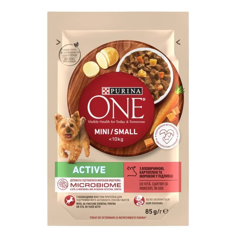Hrana Za Male Pse Govedi 85 g Purina