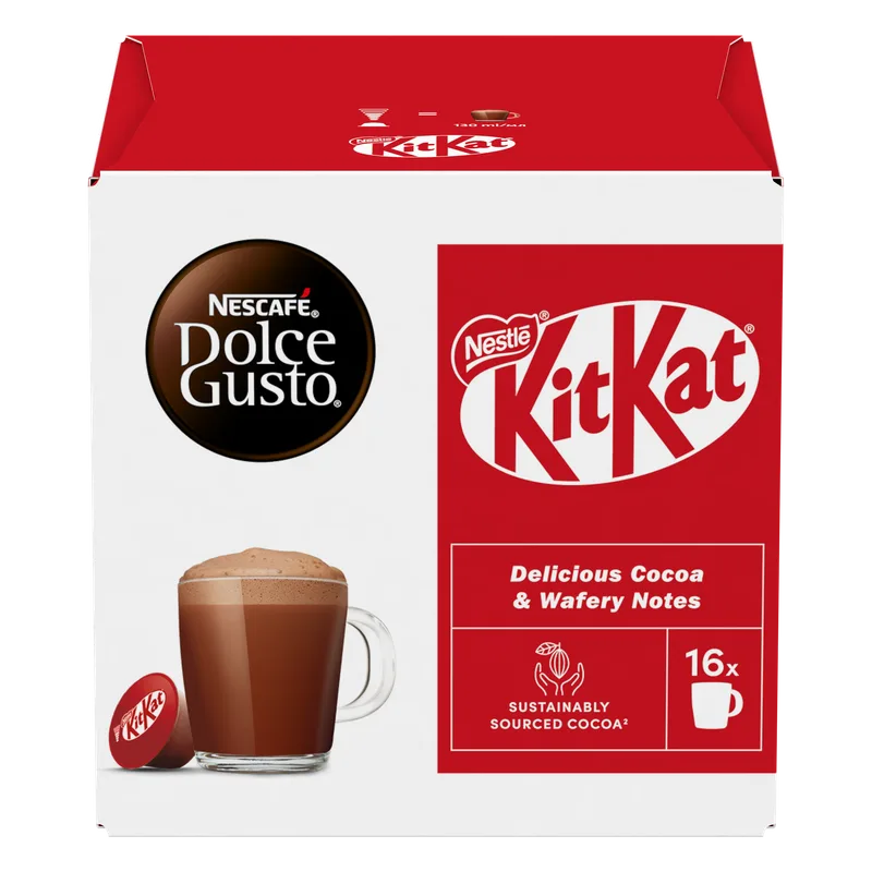 Kaps Dg Kit Kat Cho 16/1 256 g Nestl
