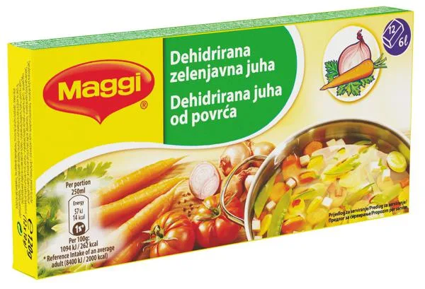 Supa Kocka Bouil H Veget 120 g Maggi