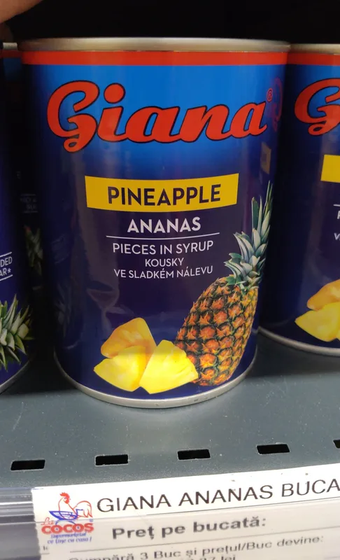 Ananas Komad 565 g Giana