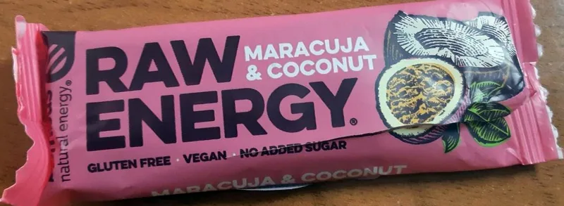 Bar Raw Energy Maracuja&coconut 50 g