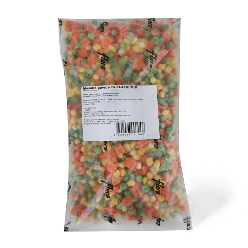 Trenutno smrz.mes.povrce Zlatni Mix 1 kg