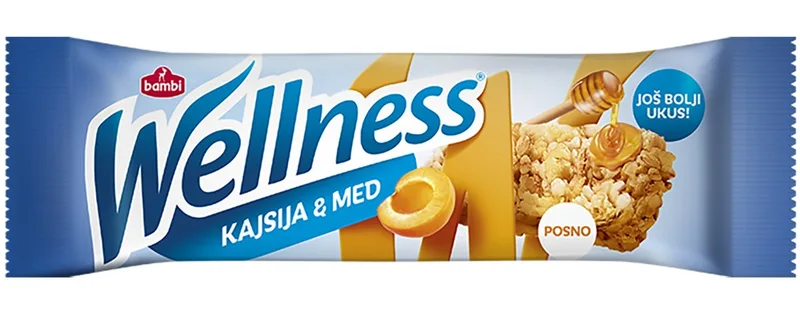 Žitarice Wellness Med&kajsija 23 g B