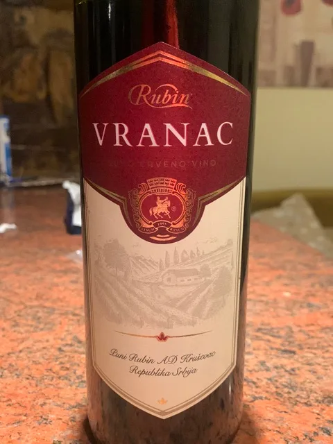 Vino Vranac 0,75 l-Rubin