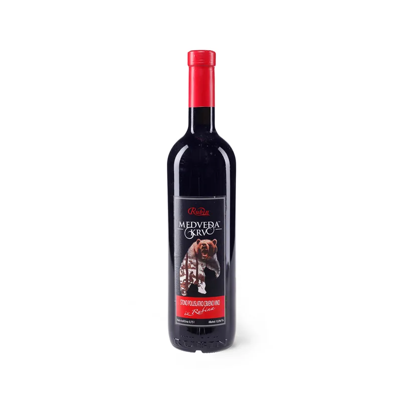 Vino crveno Medvedja krv Rubin 0,75 l