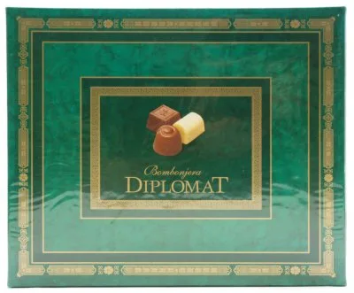 Bombonjera Diplomat Zelena 190 g