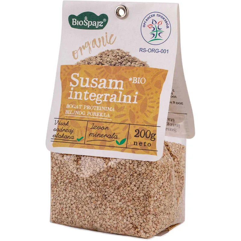 Susam Organski Integralni Biošpajz 200 g