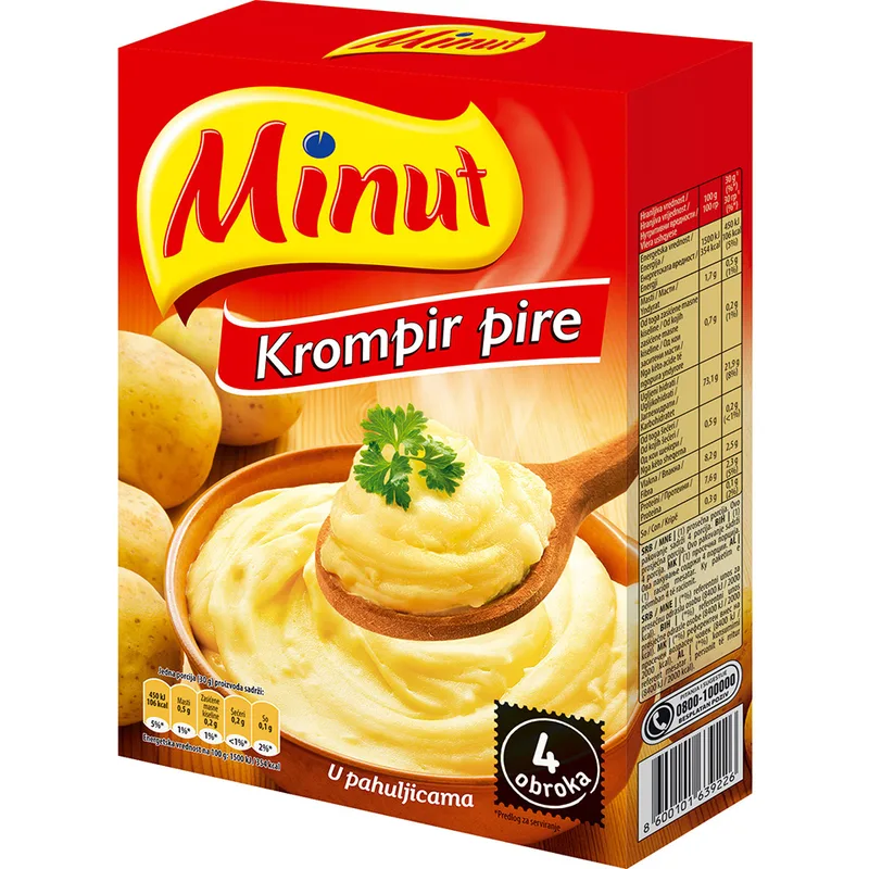 Pire Minut 120 g 1/10 Krompir Pire Marbo