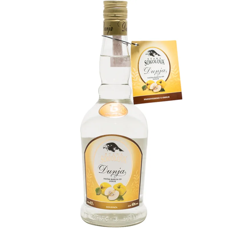Rakija Dunja 40% Stara Sokol./kut. 0,7 l
