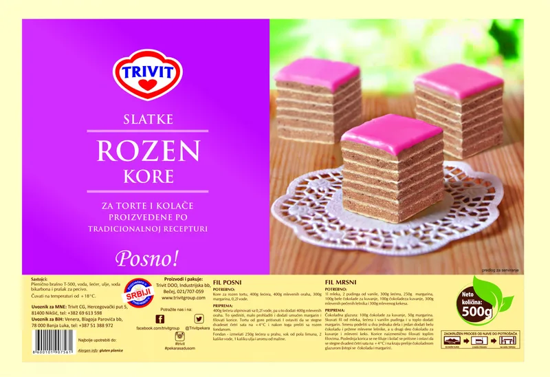 500 g Trivit Kore Rozen-Slane