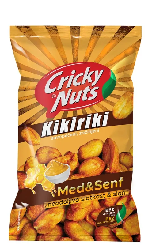 Kikiriki Suvopečeni Med&senf Cricky 75 g